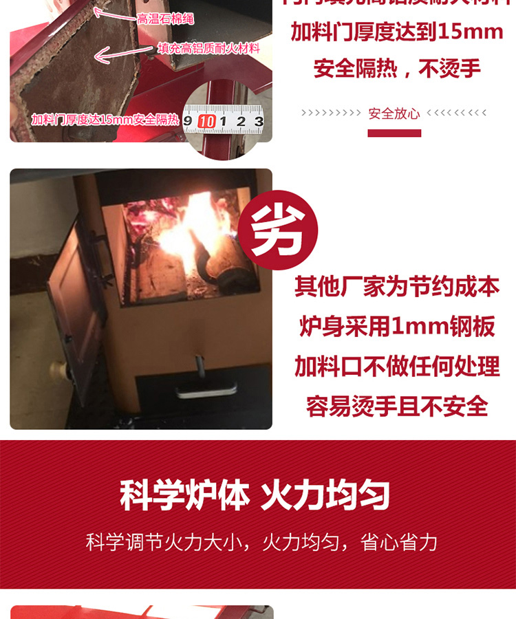 多功能家用柴火炉-0.8米正方形有机钢化玻璃桌面【炉具】
