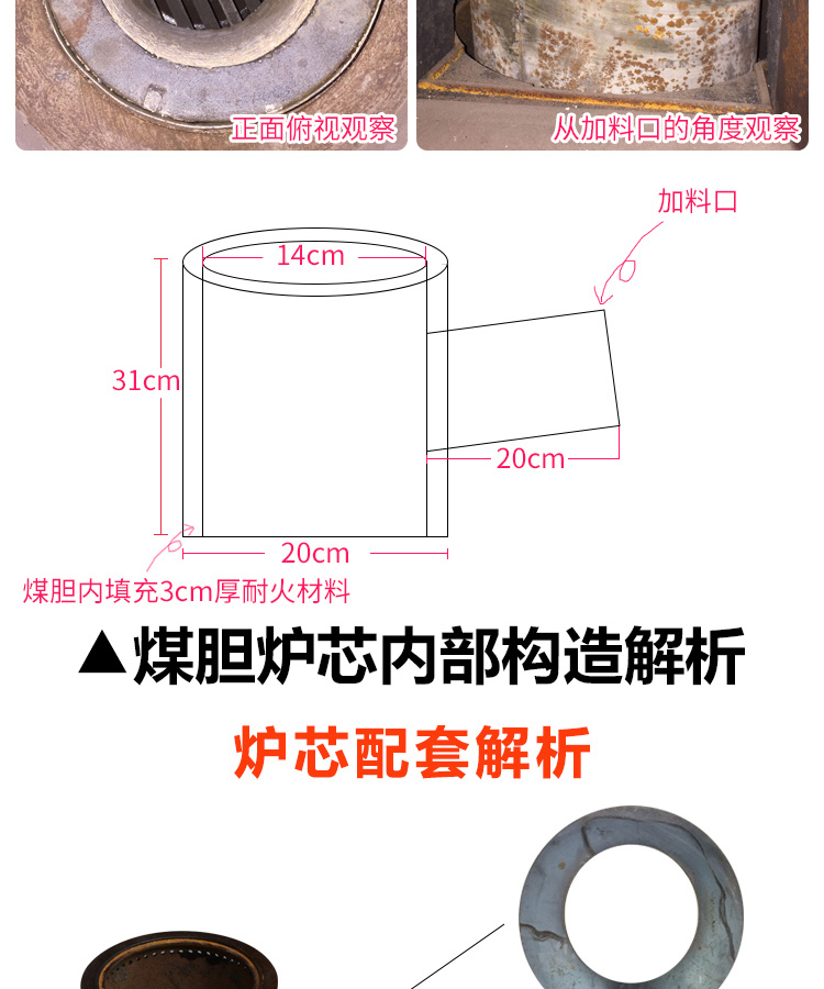 多功能家用柴火炉-0.8米正方形有机钢化玻璃桌面【炉具】